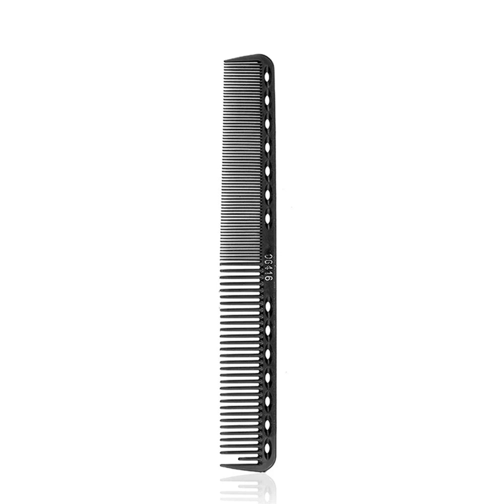 Professional Hair Comb Heat Resistant Medium Cutting Carbon Comb Salon Anti-static Brush Barber Styling Tool