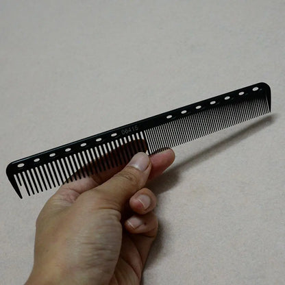 Professional Hair Comb Heat Resistant Medium Cutting Carbon Comb Salon Anti-static Brush Barber Styling Tool